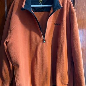 Timberland Orange Fleece Jacket 3xl tall